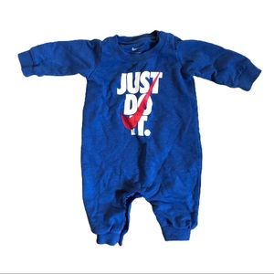 Nike Just Do It Romper (Size 3M)